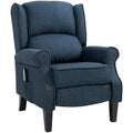 Fauteuil de relaxation massant et chauffant avec support lombaire et télécommande