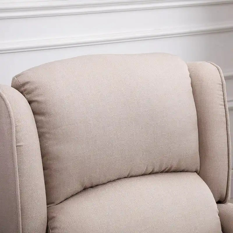 Fauteuil de relaxation massant et chauffant avec support lombaire et télécommande