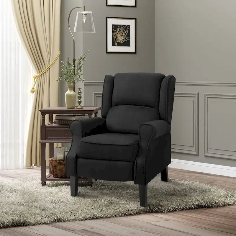 Fauteuil de relaxation massant et chauffant avec support lombaire et télécommande
