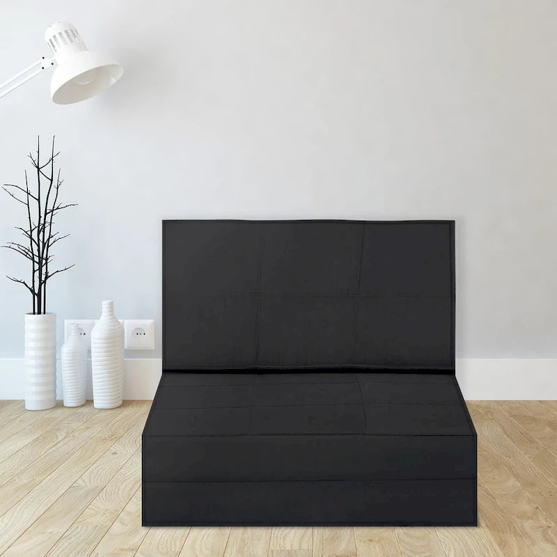 Fauteuil-lit pliable avec dossier réglable