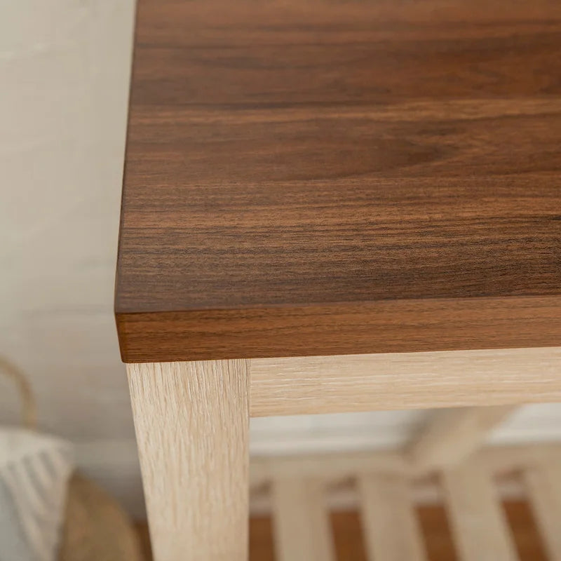 Console en A avec étagère à lattes | Table d'entrée rustique style ferme