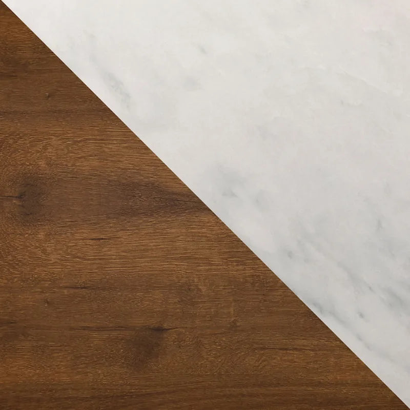 Console en A avec étagère à lattes | Table d'entrée rustique style ferme