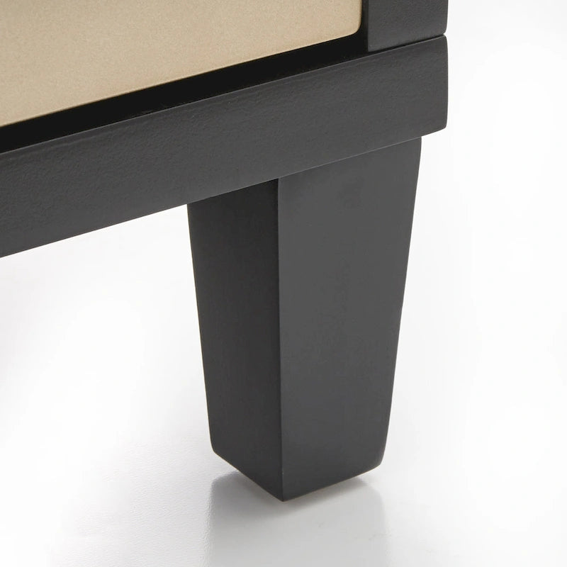 Meuble Double Porte Miroir | Cadre à Trèfle | Étagère Réglable | 3 Finitions | Salon et Chambre à Coucher